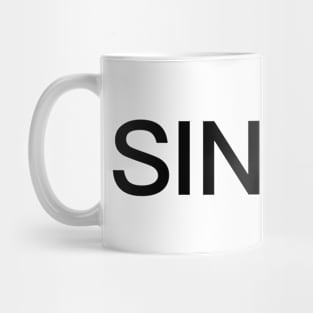 Single Black Mug